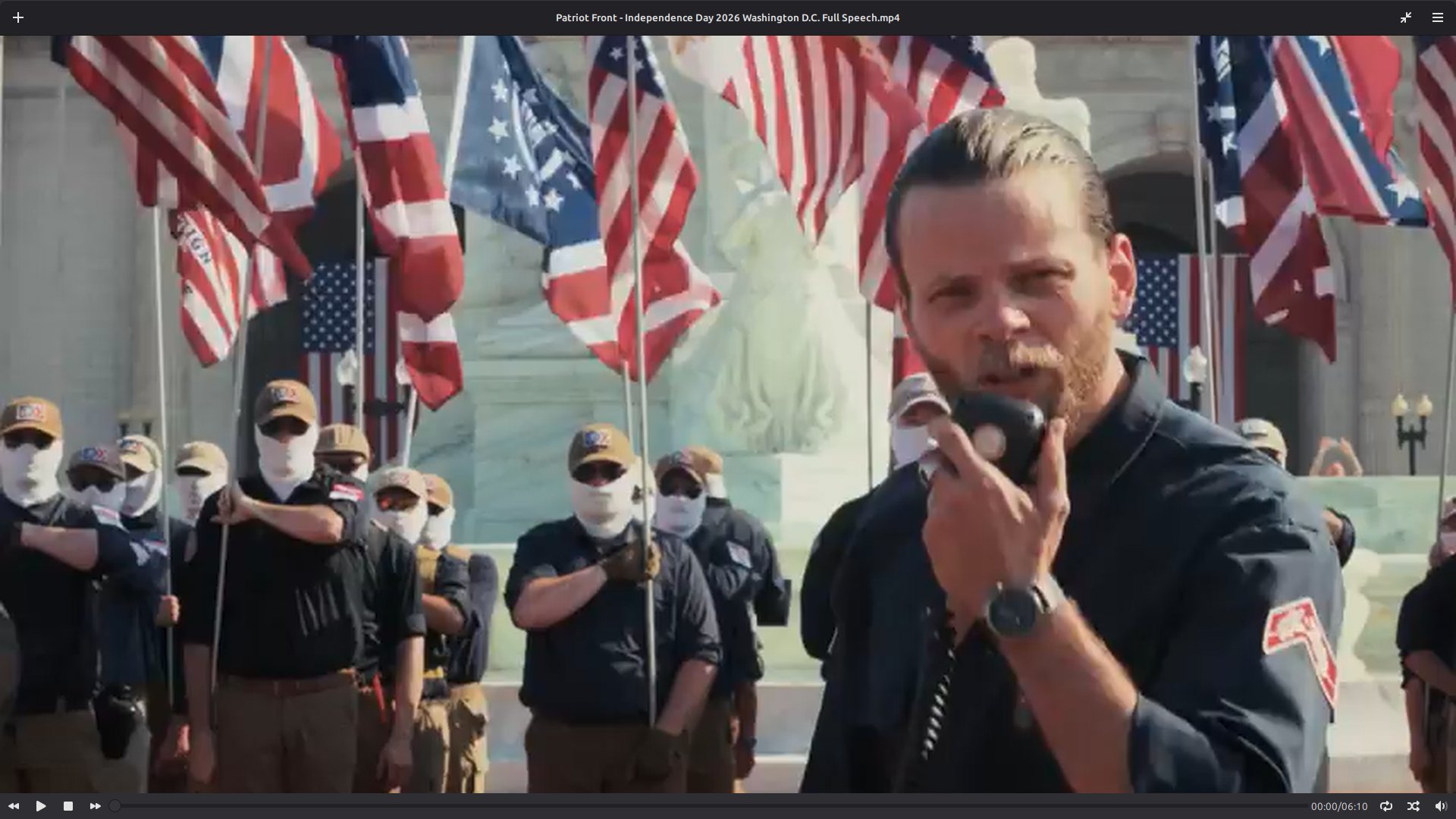 Patriot Front - Independence Day 2026 Washington D.C. Full Speech