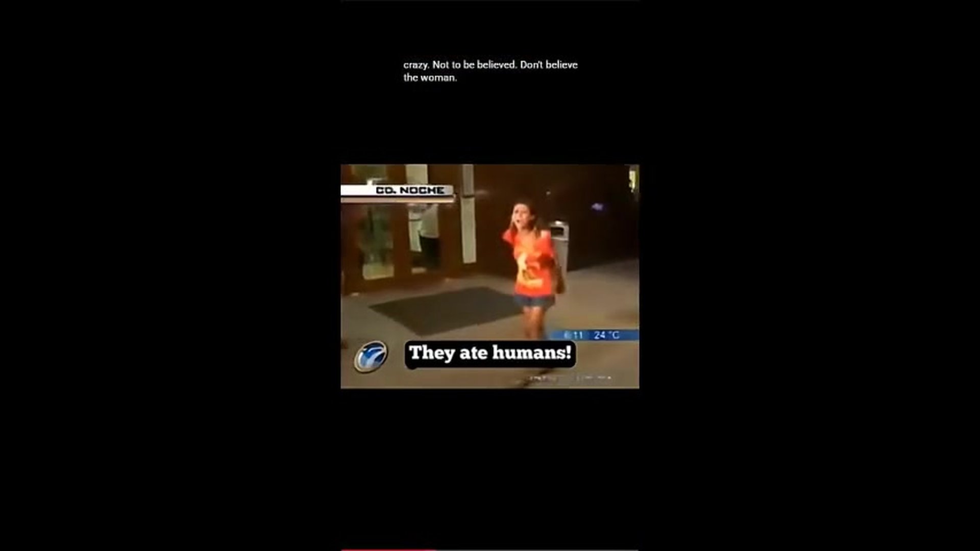 Video: The CREEPIEST Jew Epstein video: Mexican Model screaming: They're EATING HUMANS!